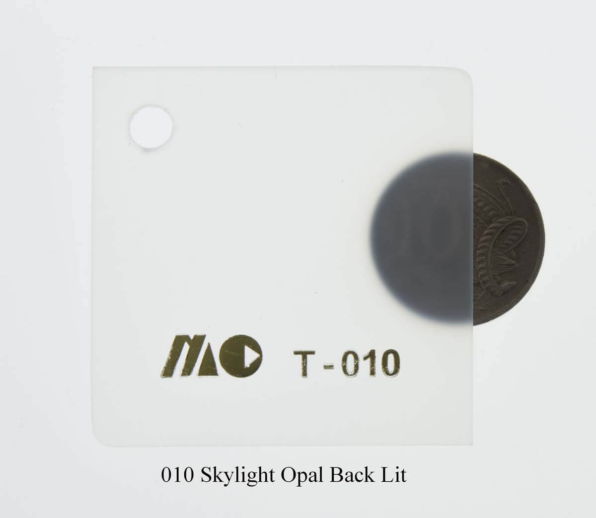 010 Skylight Opal Back Lit