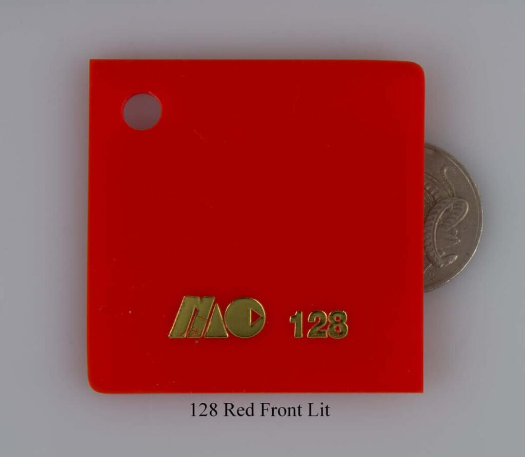 128 Red Front Lit