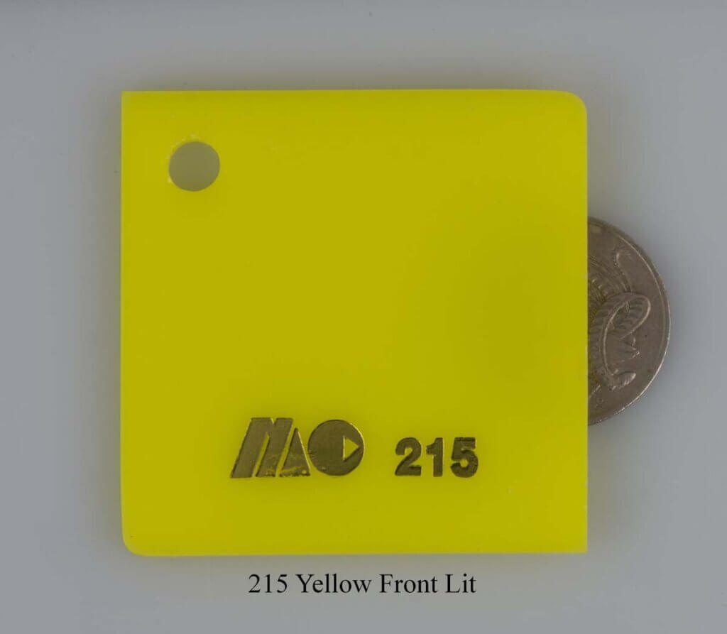 215 Yellow Front Lit