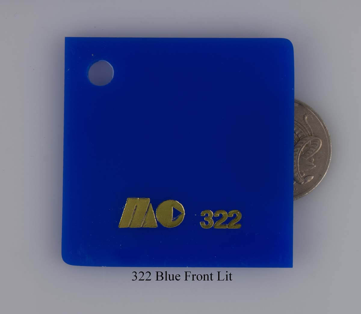 322 Blue Front Lit