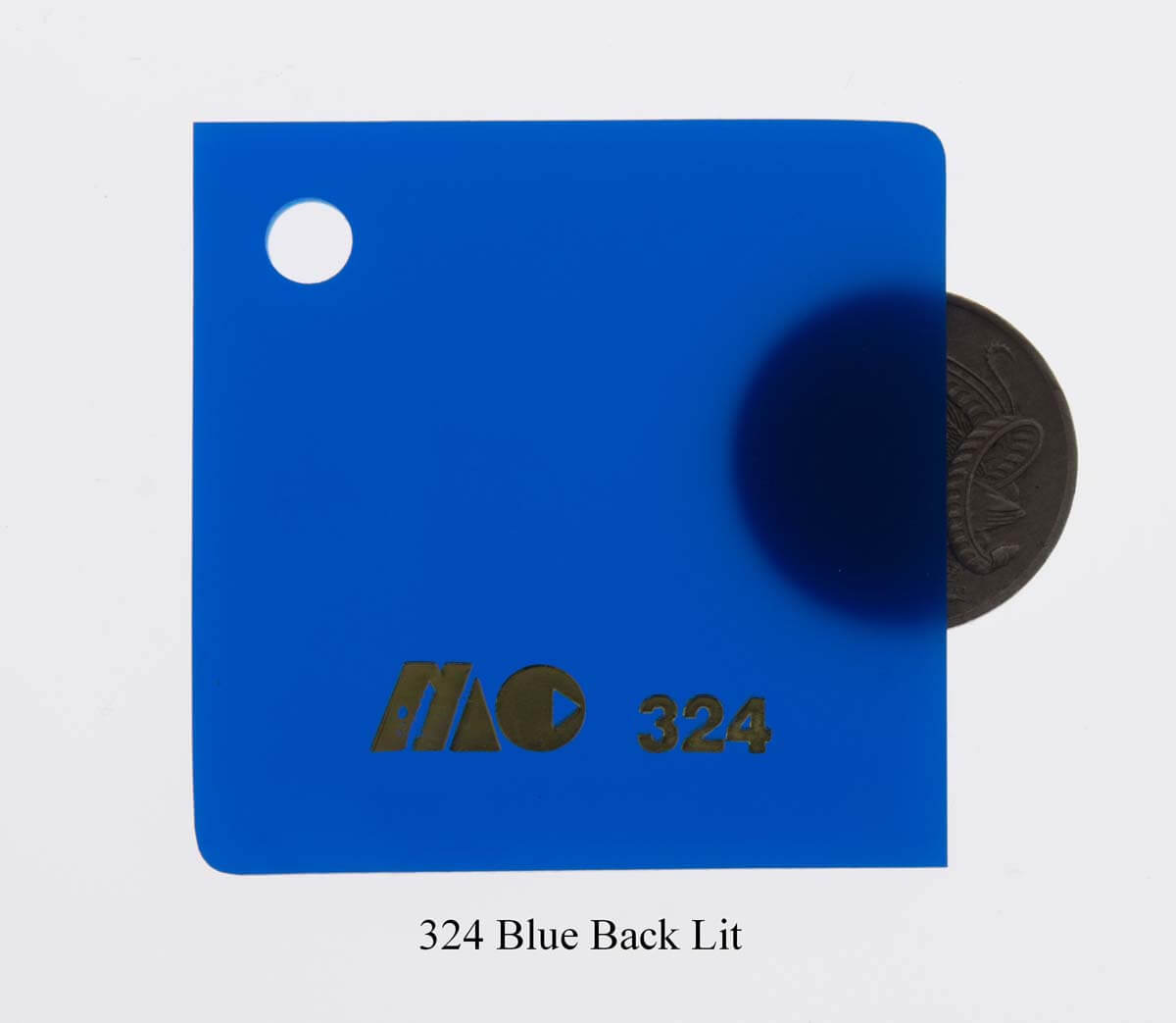 324 Blue Back Lit