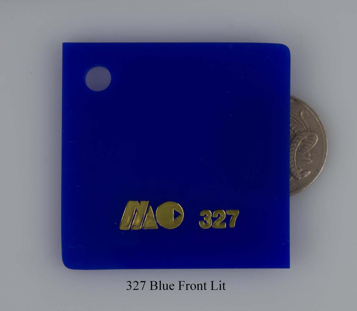 327 Blue Front Lit