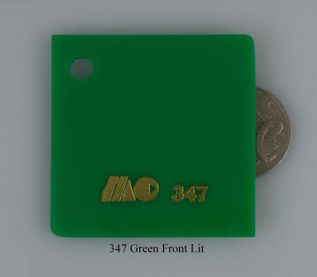 347 Green Front Lit