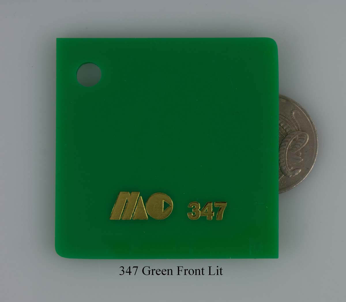347 Green Front Lit