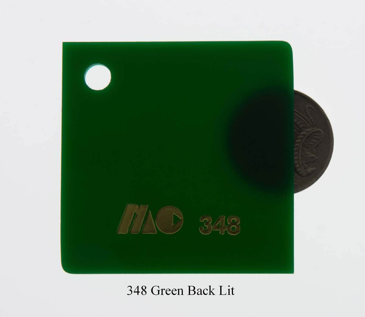 348 Green Back Lit