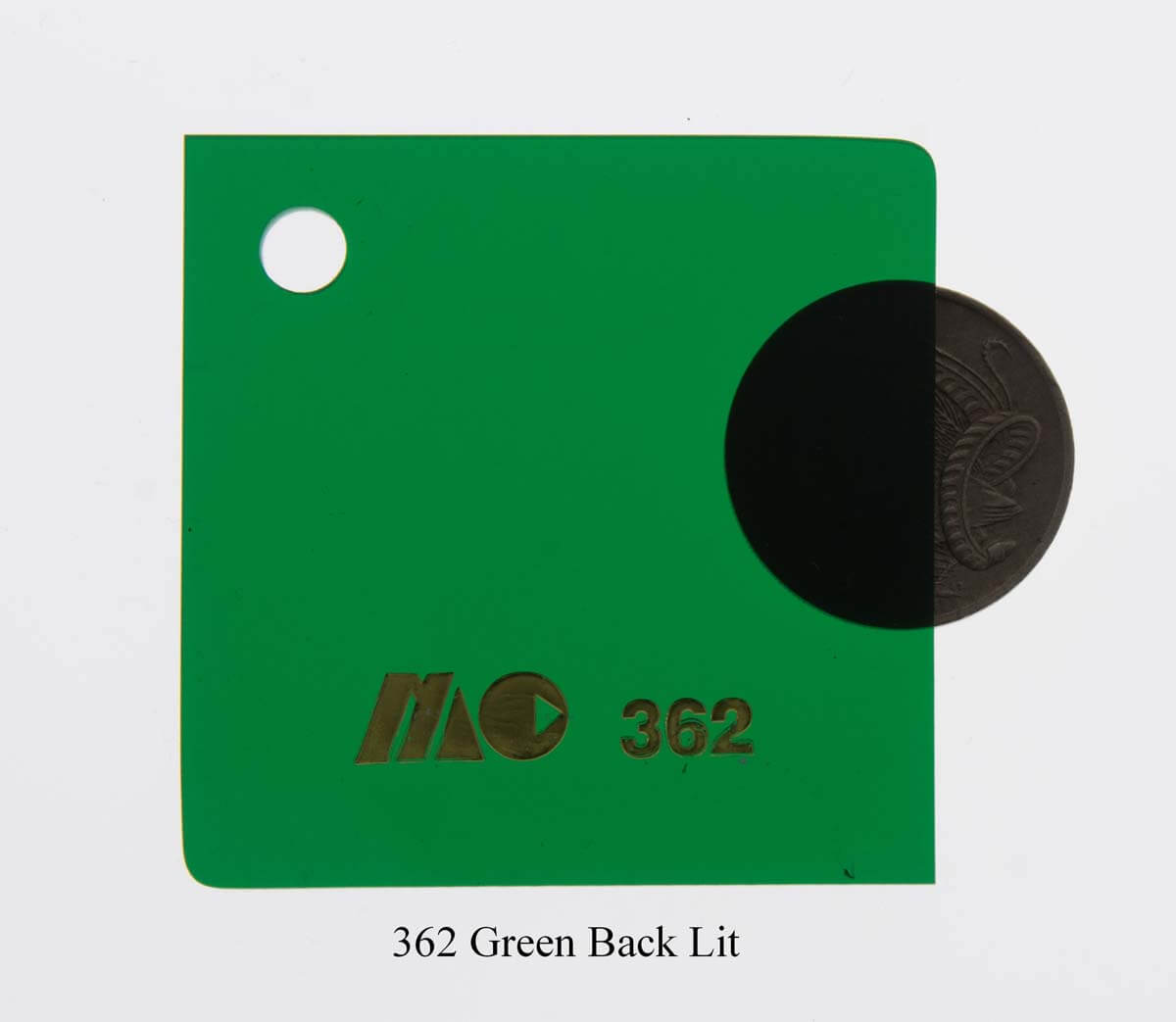 362 Green Back Lit