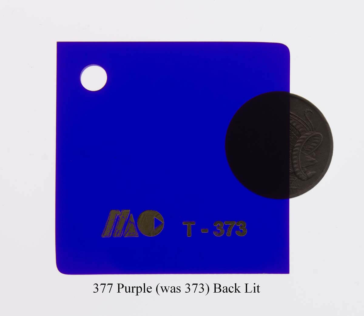 377 Purple (was 373) Back Lit