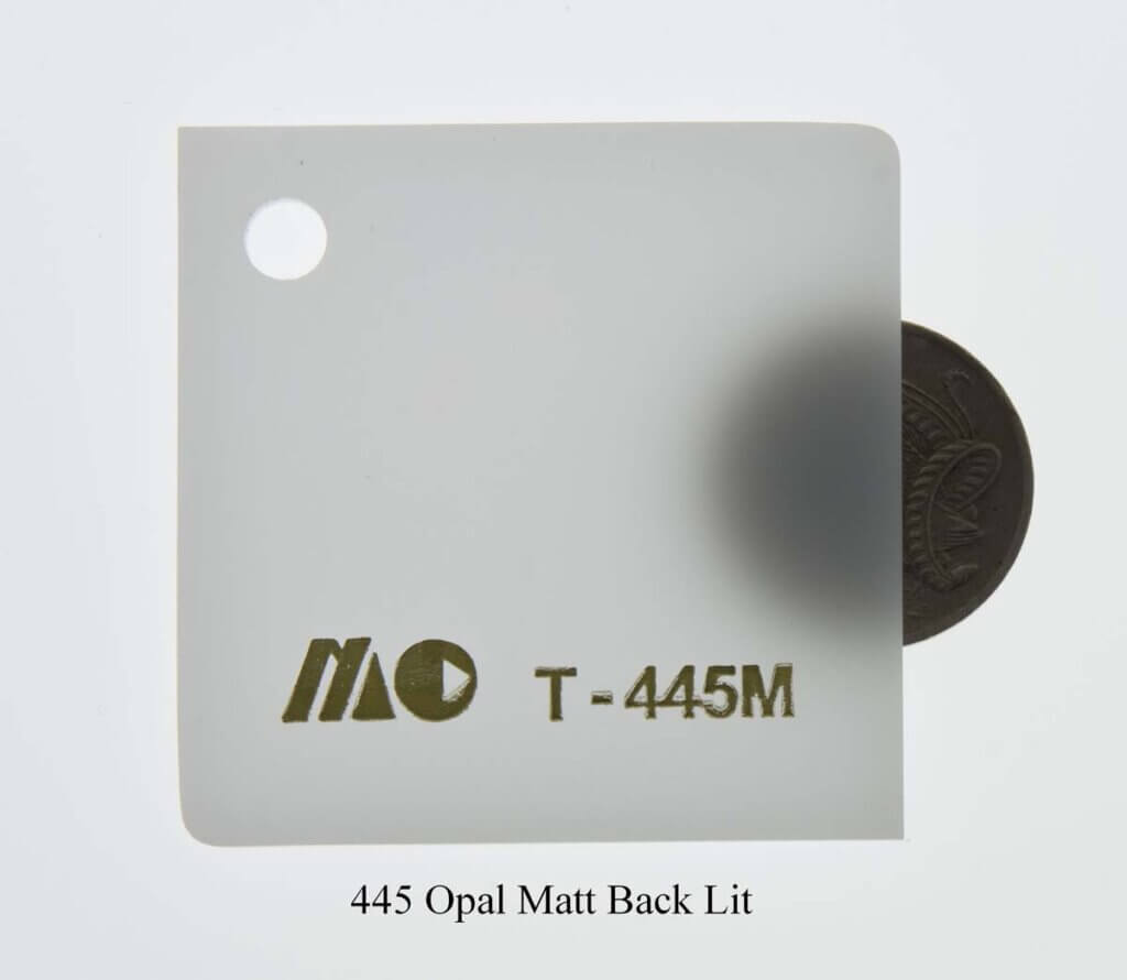 445M Opal Matt Back Lit