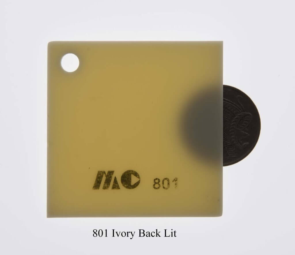 801 Ivory Back Lit