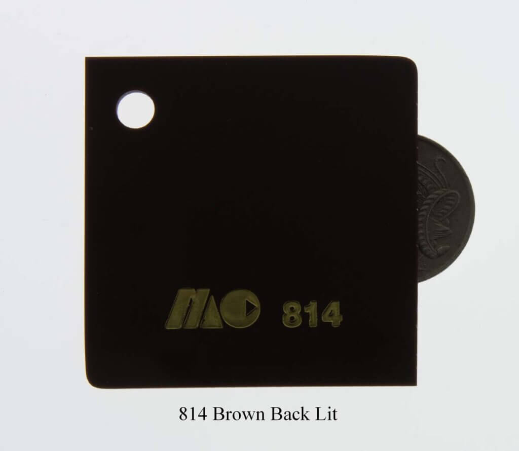 814 Brown Back Lit