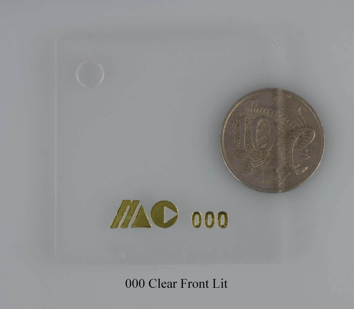 000 Clear Front Lit