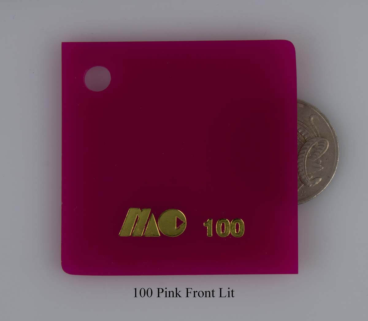 100 Pink Front Lit