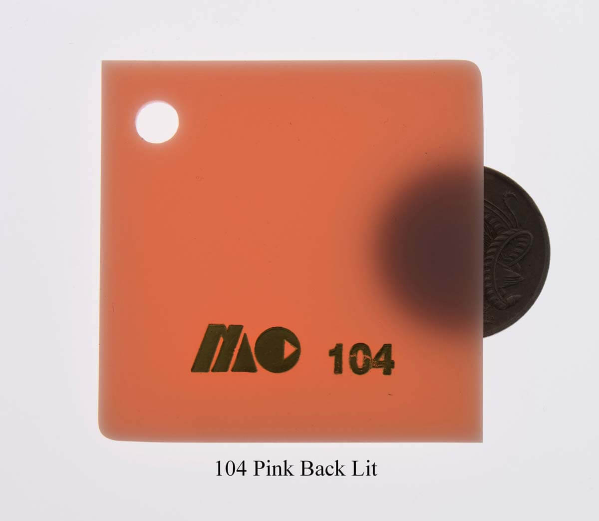 104 Pink Back Lit