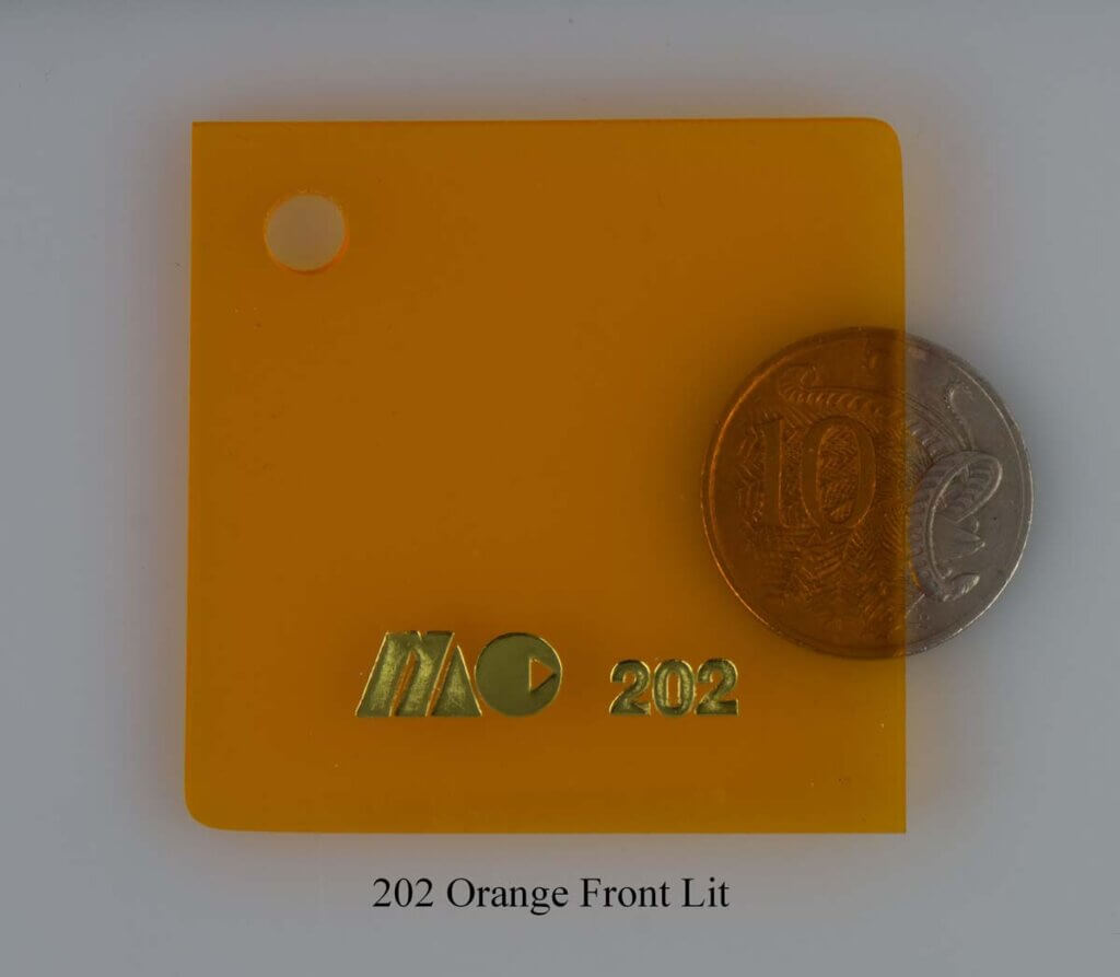 202 Orange Front Lit
