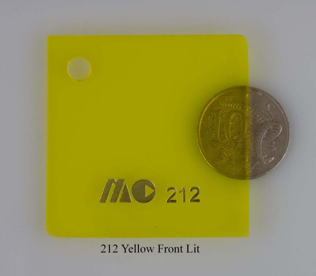 212 Yellow Front Lit