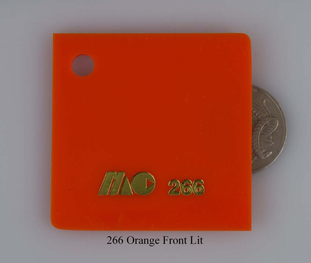 266 Orange Front Lit