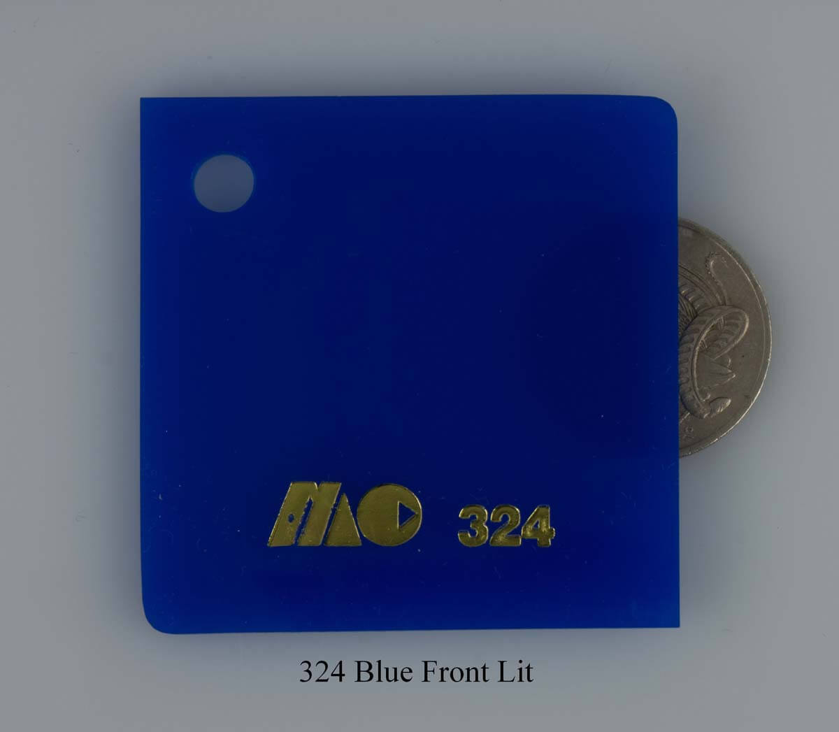 324 Blue Front Lit