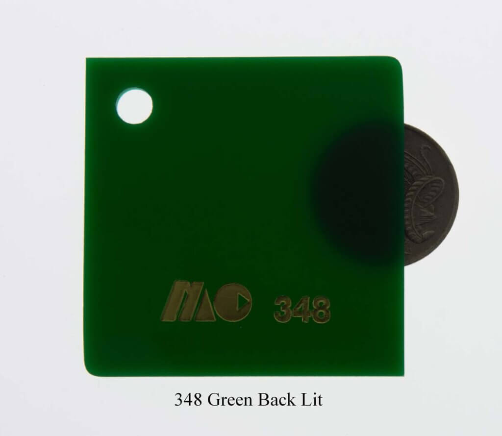 348 Green Back Lit
