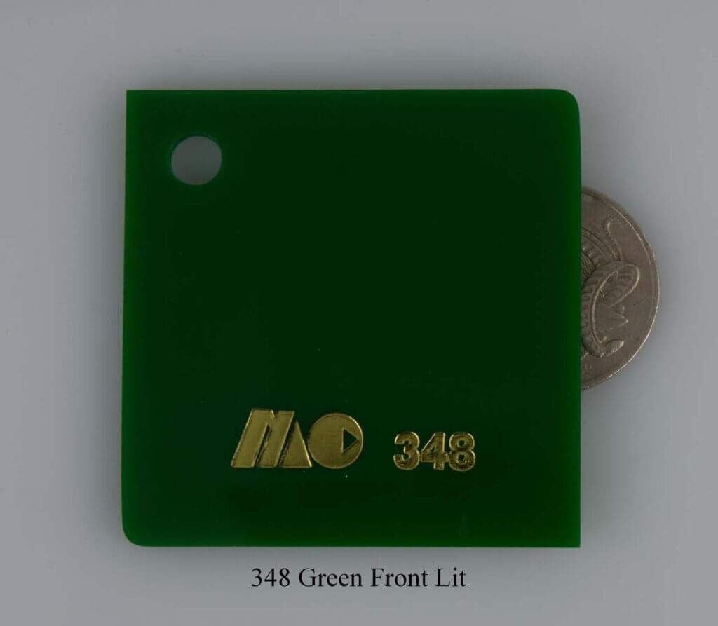 348 Green Front Lit