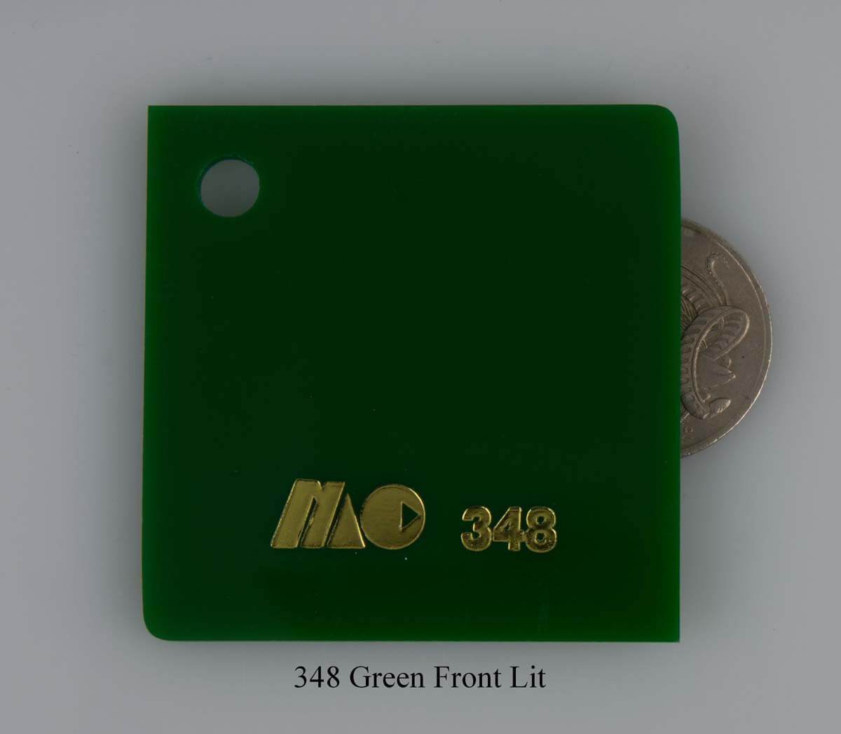 348 Green Front Lit