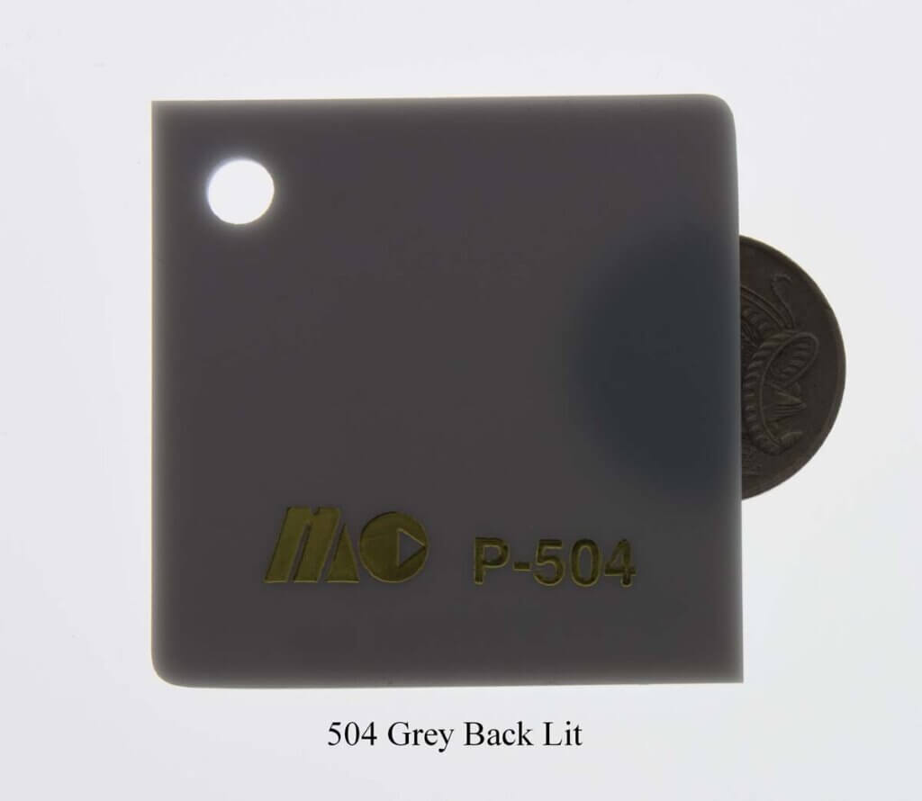 504 Grey Back Lit