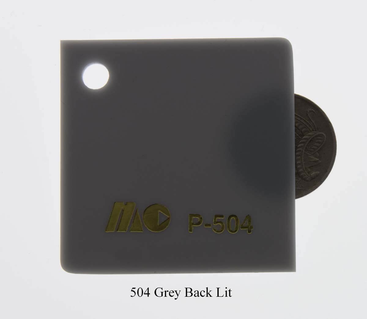 504 Grey Back Lit